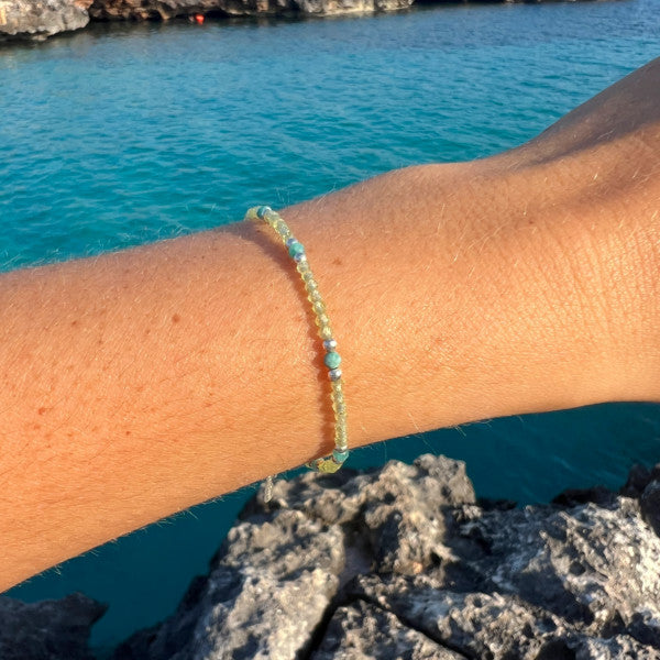 BRACELET SOUL PÉRIDOT TURQUOISE
