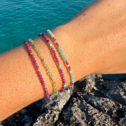 BRACELET ÂME RUBIS TURQUOISE