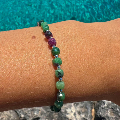 BRACELET SENA ZOISITE RUBIS