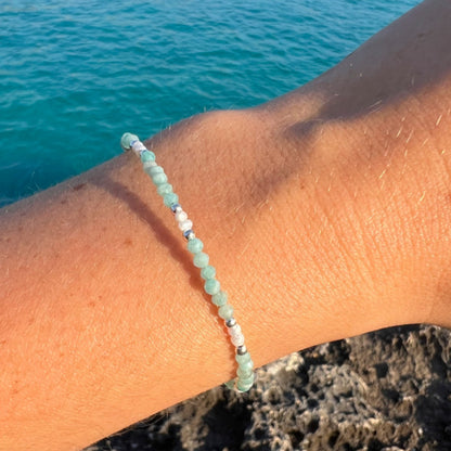 BRACELET SOUL AMÉTHYSTE PERLE