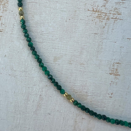 COLLAR SOUL MALAQUITA ORO