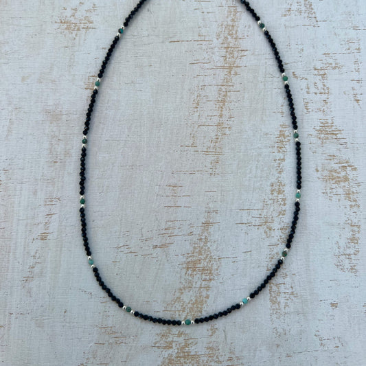COLLIER ÂME ONYX TURQUOISE