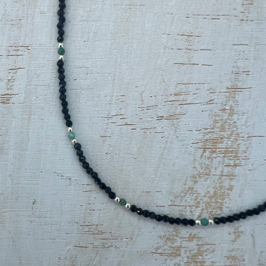 COLLIER ÂME ONYX TURQUOISE