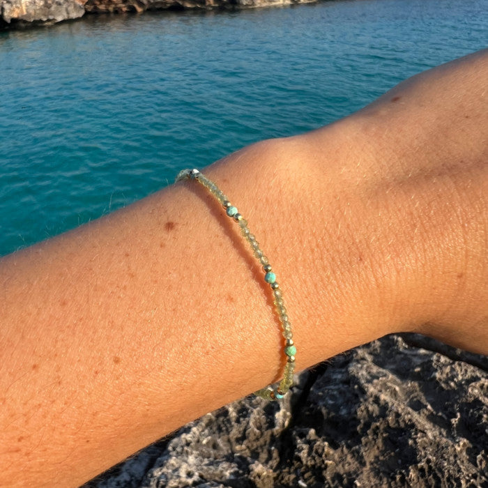 PULSERA SOUL PERIDOT TURQUESA