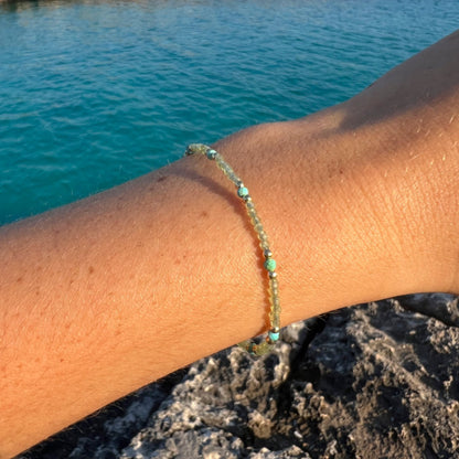 PULSERA SOUL PERIDOT TURQUESA