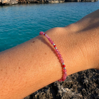 PULSERA SOUL TURMALINA CORAL