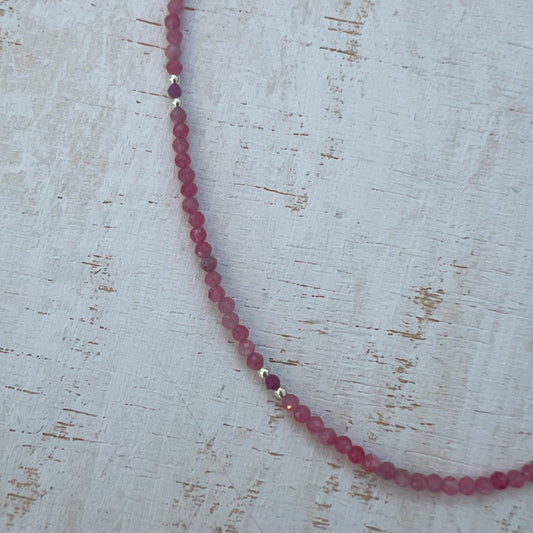 COLLIER SOUL TOURMALINE RUBIS