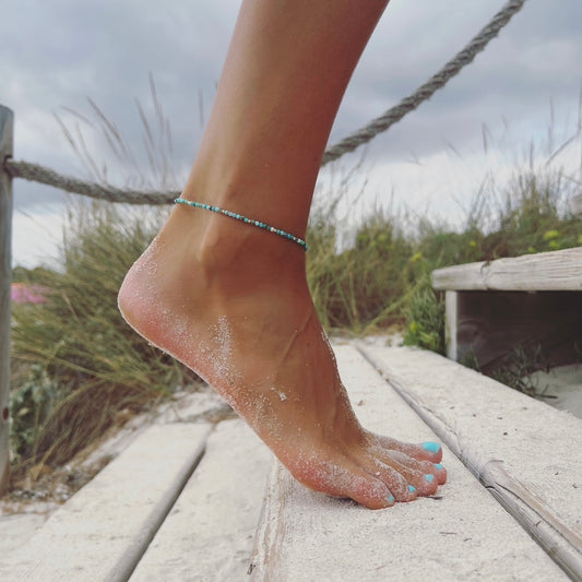 TURQUOISE ANKLET