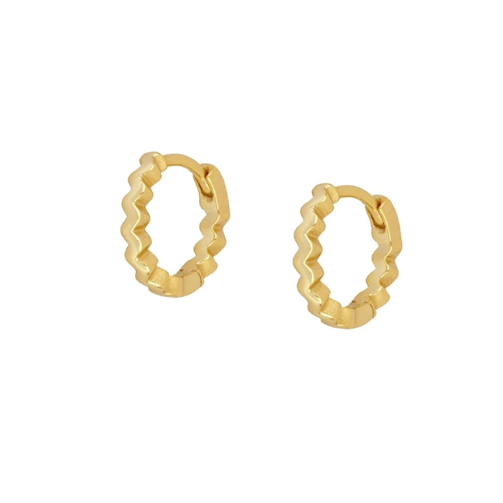PENDIENTES ZIGZAG ORO