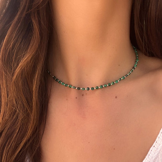 NEITA MALACHITE NECKLACE