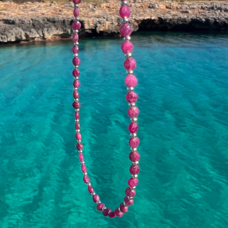 CONJUNTO COLLAR Y PULSERA NEITA RUBI