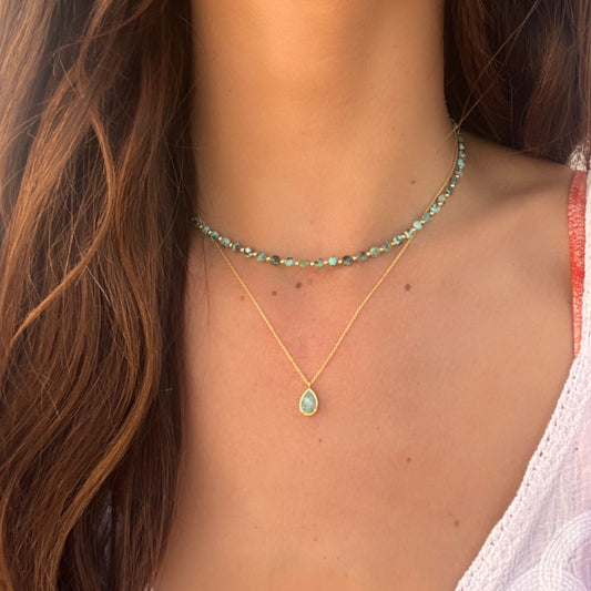 NEITA AFRICAN GOLD NECKLACE SET