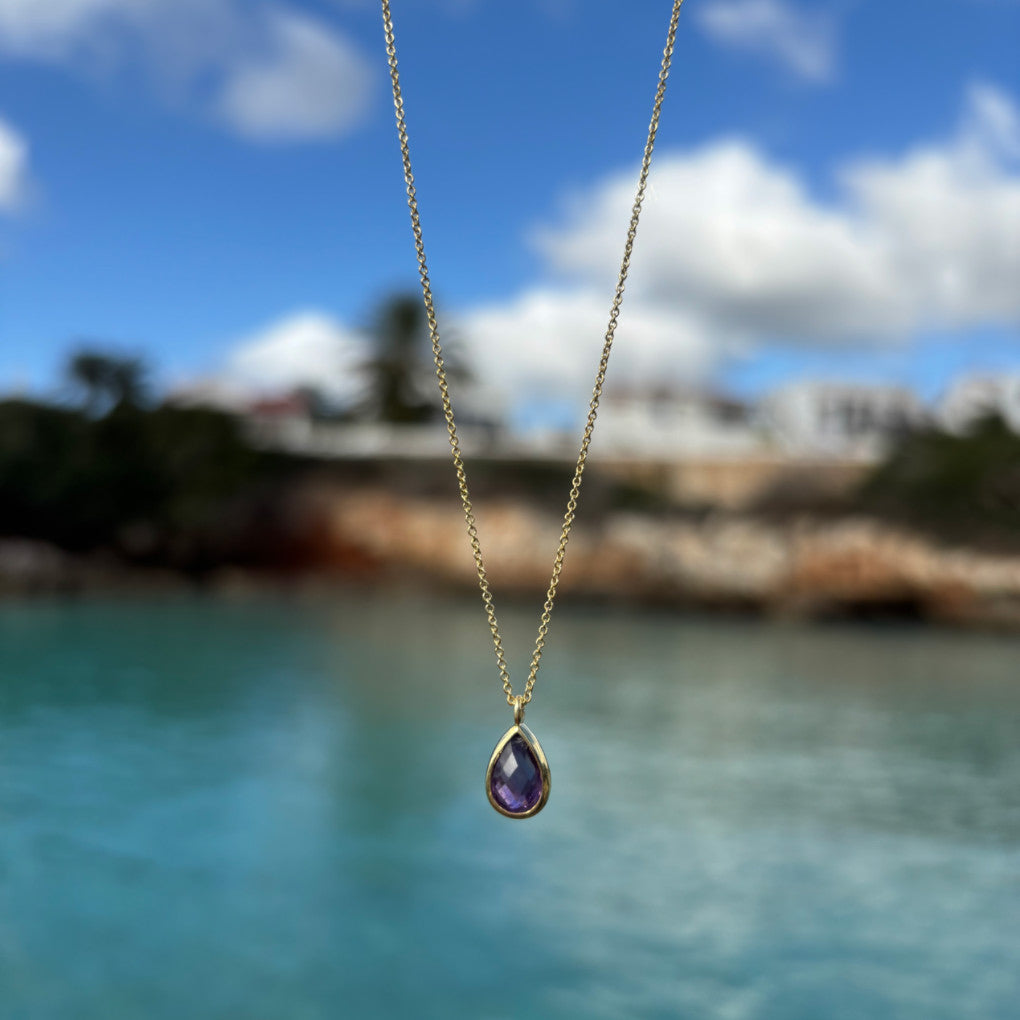 COLLAR DROP AMATISTA ORO