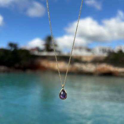 COLLAR DROP AMATISTA ORO