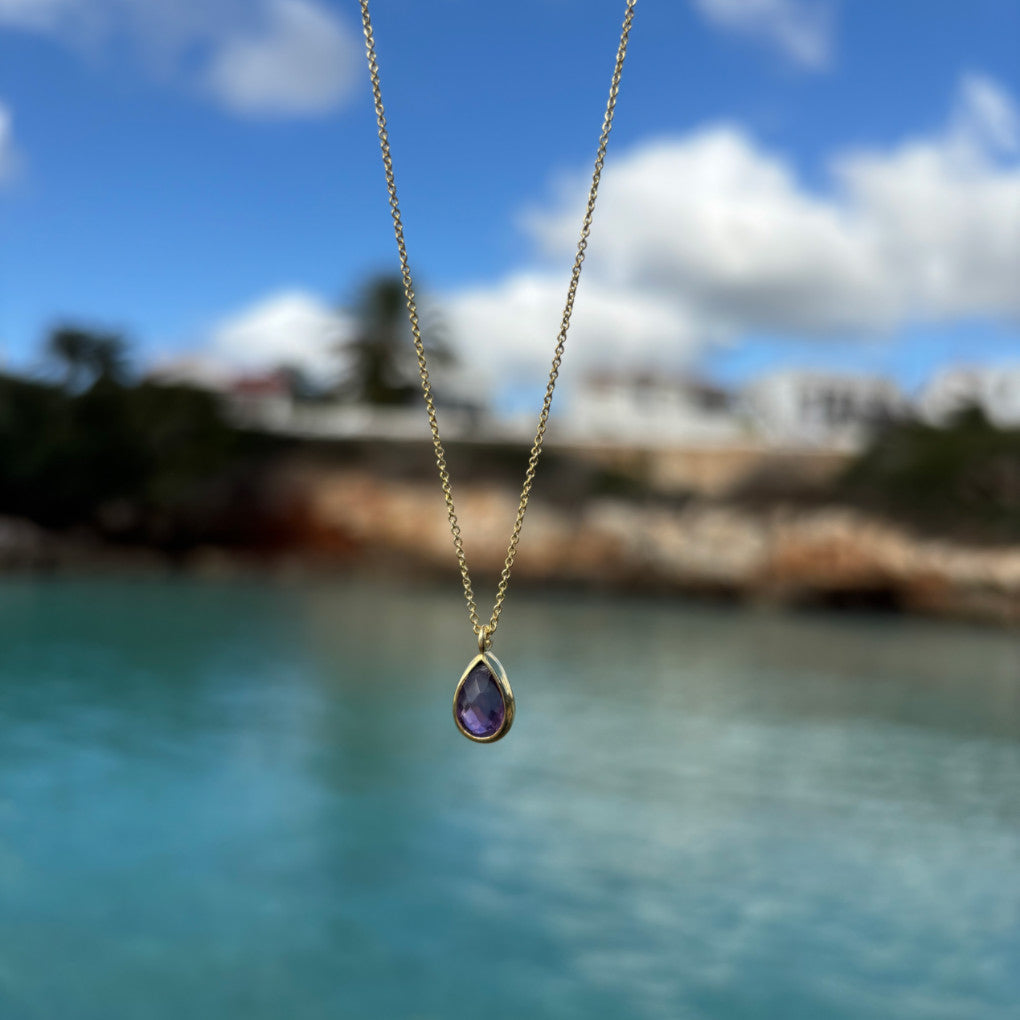 COLLAR DROP AMATISTA ORO
