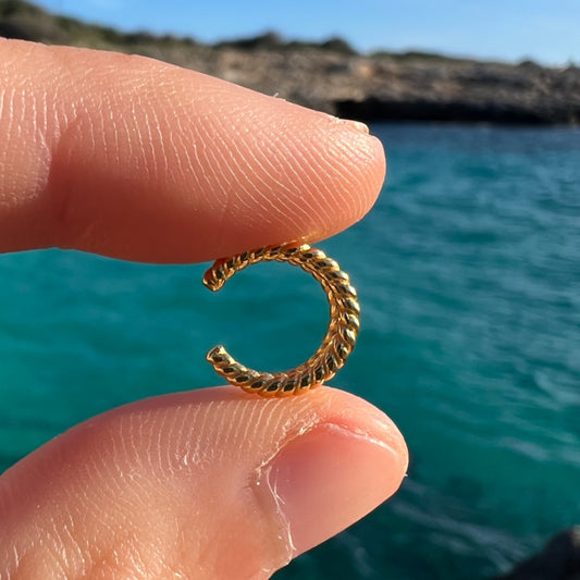 EAR CUFF DUO GOLD EARRINGS