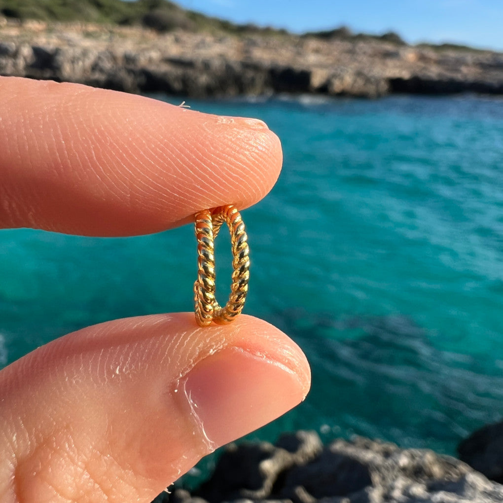 EAR CUFF PENDIENTES DUO ORO