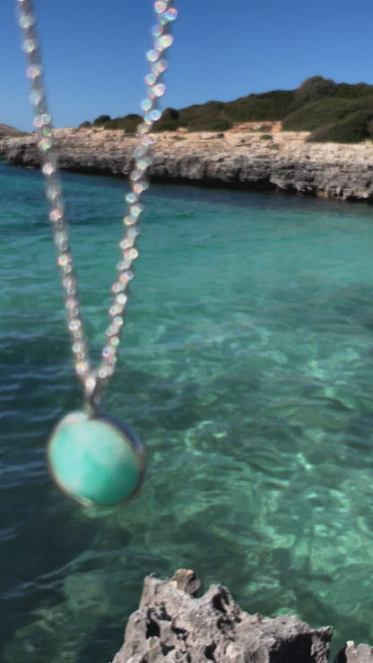 ROUND AMAZONITE NECKLACE