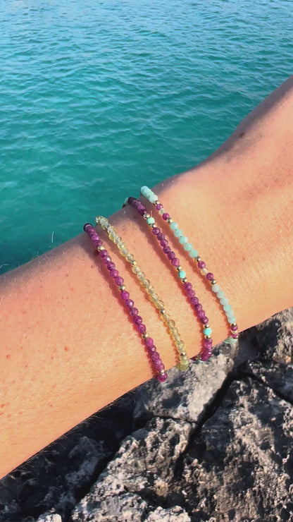 BRACELET ÂME RUBIS TURQUOISE