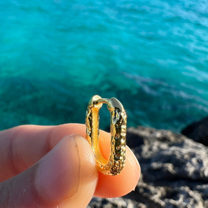 SQUARED GOLD EARRINGS